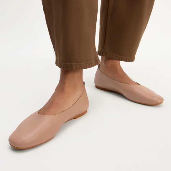 Everlane The Day Glove Flats Women’s 11 Tan Leather Made in Italy Comfort - Picture 11 of 12